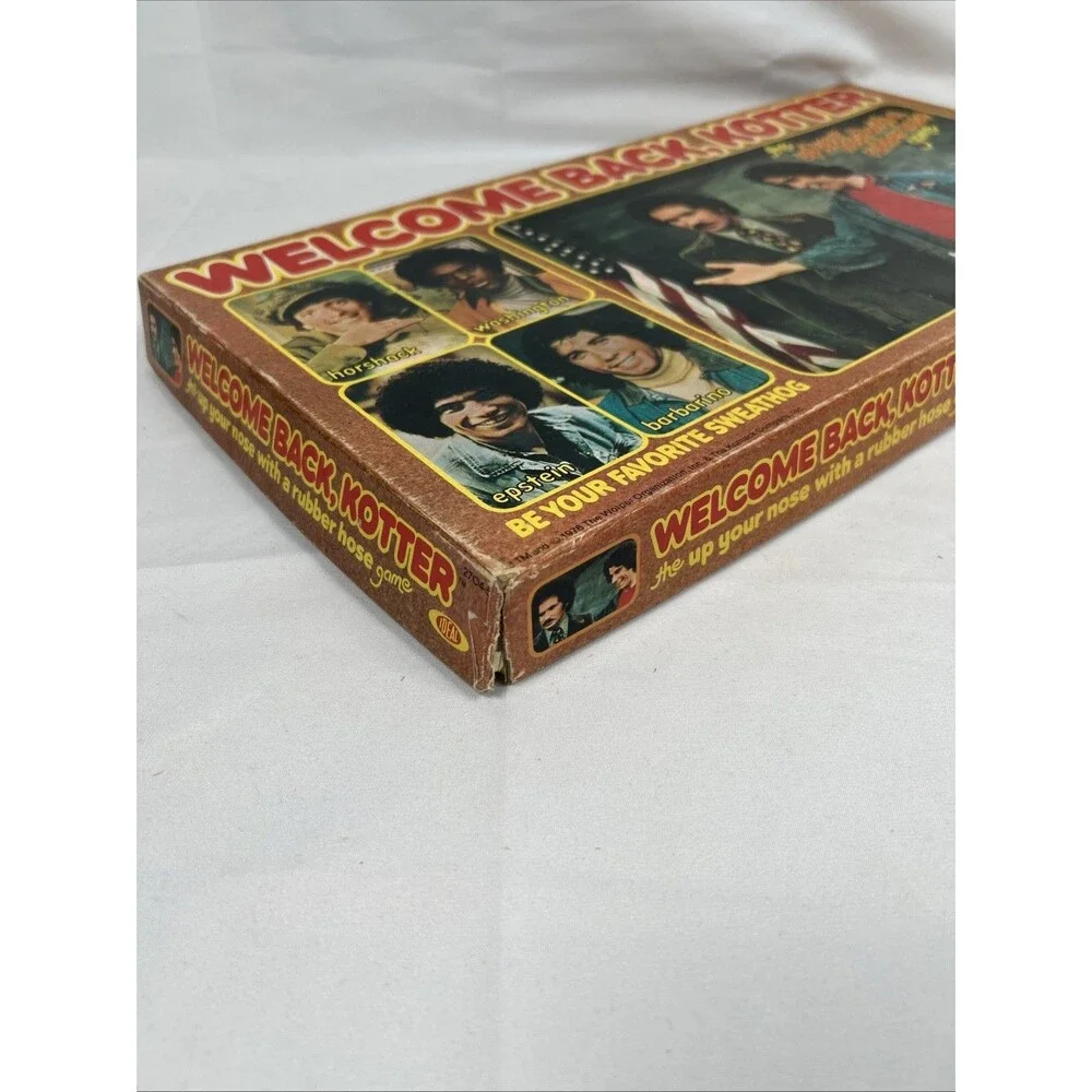 Vintage 1976 Welcome Back Kotter Board Game Travolta Barbarino - Complete